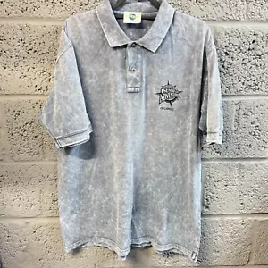 Vintage Orlando Universal Studios Islands Of Adventure Polo Größe L Acid Style - Bild 1 von 8