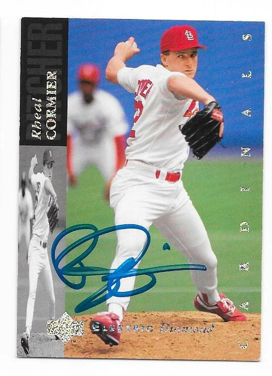 RHEAL CORMIER 1994 UPPER DECK AUTOGRAPHED SIGNED # 422 ST. LOUIS CARDINALS - Image 1 of 1