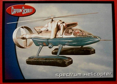 CAPTAIN SCARLET - Card #71 - Spectrum Helicopter - Cards Inc. 2001 - Image 1 of 2