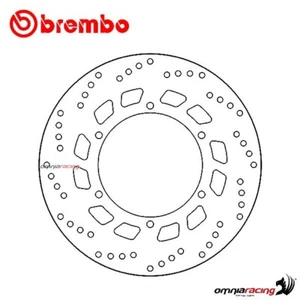 Disque frein Brembo Serie Oro post Yamaha XVS1100A Drag Star Classic 2000-2006 - Imagen 1 de 10