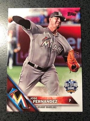 2016 Topps Jose Fernandez All Star Update Series #US223 Miami Marlins - Image 1 of 2