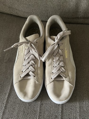 Sneakers casual Puma in pelle scamosciata classiche Xxi donna con lacci bianche taglia 9