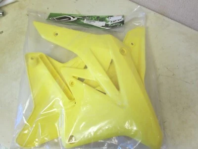 UFO   RAD COVER SET -  SUZUKI RMZ250 2007-2009 / YELLOW - Image 1 of 3