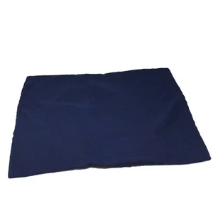 Mainstays Standard Pillowcase Navy Blue Solid Color 20" X 26" 100% Polyester - Picture 1 of 5