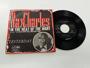 RAY CHARLES IN THE HEAT OF THE NIGHT - YESTERDAY 7'' 45 GIRI 1967 - Picture 1 of 1