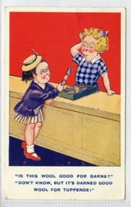 Comic Postcard, Flora Davidson Art 1949 - Picture 1 of 1