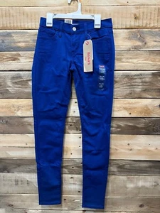 Levi's Women's 710 Super Skinny Refined Sodalite Blue Jeans D1(A547T) - Picture 1 of 3