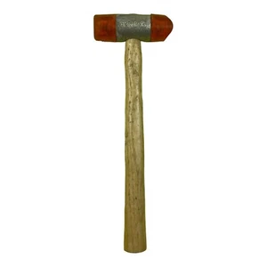 M.A.S.O. Sheet Metal Hand Held Steel & Plastic Hammer Head Seamer Metal Forming - Picture 1 of 6