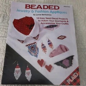 BEADED JEWELRY AND FASHION patterns book By Lynne Benhamou Plaid #8840 - Picture 1 of 3
