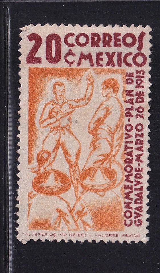 ucv72 Mexico 1938 Plan de Guadalupe  Sc#739  Mc#745 - Image 1 of 1