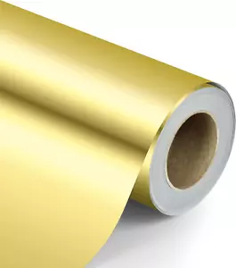 Premium Metallic Gold Wrapping Paper Roll - 17" x 394" for All Occasions - Picture 1 of 12