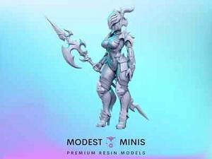 Dragonguard Trooper | 32mm 28mm DnD Mini | Resin | Dungeons and Dragons - Picture 1 of 1