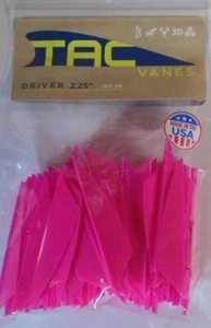@NEW@ 36- TAC Vanes Driver 225! Pink 2.25" MADE IN THE USA - Picture 1 of 1