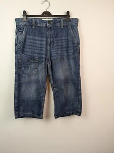 George Mens Blue Jeans Casual Shorts Bermuda Size 34w - Picture 1 of 10