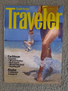 Conde Nast's Traveler Magazine November 1987 Caribbean 30 Beaches Alaska - Picture 1 of 2