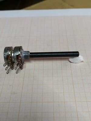 Potentiomètre Pot Potentiometer 2 x 47 K ohm  Lin  axe 6      P.N91 - Bild 1 von 4