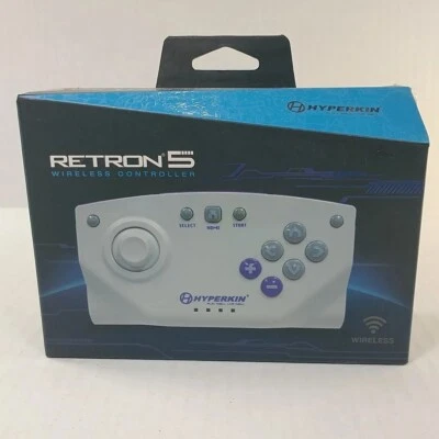 Hyperkin Retron 5 Wireless Controller Gray M07021-GR - New In Box - US Seller - Image 1 of 4