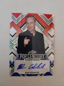 Bob Odenkirk /7 RWB Wave Autograph Card 2022 Leaf Pop Century Better Call Saul  - Picture 1 of 2