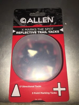 Allen X Marks the Spot Reflective Surface Trail Tacks with Storage Case 20 Pcs - Image 1 of 3