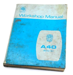 WORKSHOP OWNERS SERVICE MANUAL FOR AUSTIN A40 MK1 MK2 AKD927H PUBLISHED 1968 - Picture 1 of 6