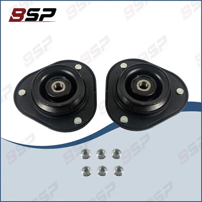 Front Shock and Strut Mount Set For 1988-2002 Chevrolet Prizm Geo Toyota Corolla - Image 1 of 4