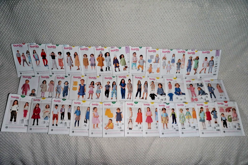 BURDA 9300-9395 - Baby & Child Sewing Patterns - PICK-A-STYLE - New & Uncut - Image 1 of 1