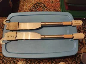 Vtg. Pair Kraskin Samoan Dance & Twirling Knife - 27" Long w/ Instruction Book - Picture 1 of 12