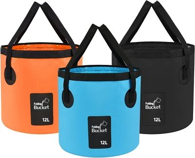 20L Falteimer Camping faltbarer Angeln tragbar Campingeimer Stabil Wassereimer - Bild 1 von 4