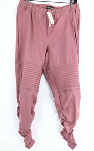 Like An Angel Sz 2X Women's Pants Stretch Drawstring Ruched Pleated Zipper Leg - Picture 1 of 8