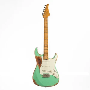 EART guitar Vintage-VS60HM,Roasted Book-match Mahogany Body,Stainless Steel - Picture 1 of 20