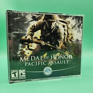 Medal Of Honor Pacific Assault Video Game Pc Cd-ROM T-Teen COMPLETE TESTED CIB - Picture 1 of 4