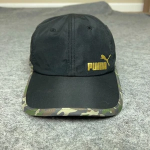 Puma Mens Hat Strap Back Black Camo Performance Golf Sports Casual Cap Logo - Picture 1 of 7