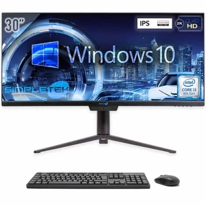 Aio All IN One i3 21:9 Ultrawide 30 " Windows 10 16GB 960GB 2K IPS Wifi 6 PC BT - Picture 1 of 12