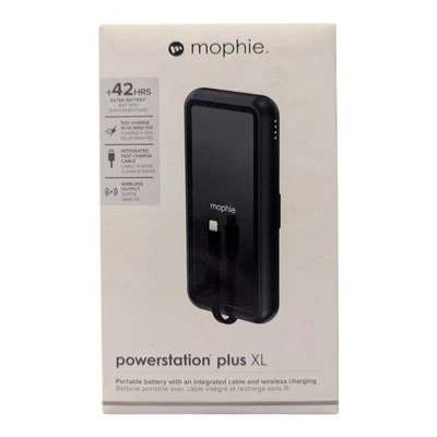 C5. Mophie Powerstation Plus XL Portable Battery & Wireless Charger 8K Black - Image 1 of 2