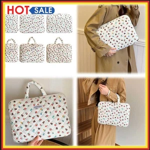 Cute Bear Pattern Cute Computer Sleeve Quilted for 11-15 Inch Laptop Tablet - Bild 1 von 18
