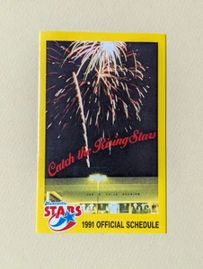 Huntsville Stars 1991 calendario de bolsillo de béisbol Southern League D&G Spirits ⚾️⚾️ - Imagen 1 de 2