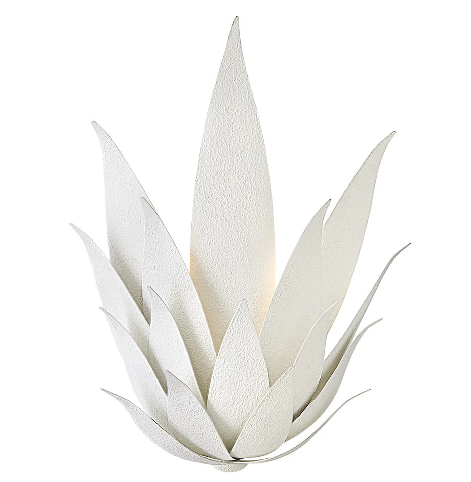 Arandela de parede Fredrick Ramond FR30810 agave 2 luzes 21" de altura - Gesso texturizado - Imagem 1 de 1