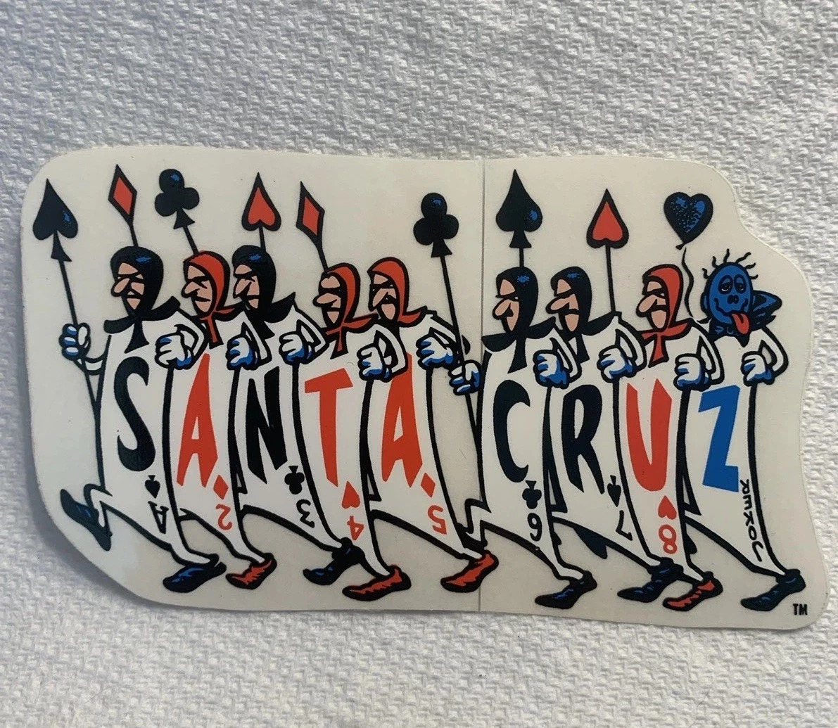 80sSANTACRUZステッカー美品 【Jeff Grosso】スケートボード 80sSANTACRUZステッカー美品 【Jeff Grosso】スケートボード
