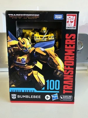 Hasbro Transformers Studio Series 100 BUMBLEBEE Deluxe Class Action Figure NEW  - Image 1 of 4