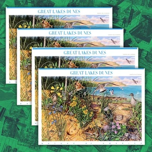 4 Sheets x 10 = 40 Stamps 4352 Great Lakes Dunes Nature of America #10 - Picture 1 of 3