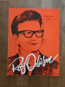 Original 1960s Concert Tour Programme Roy Orbison - Imagen 1 de 5