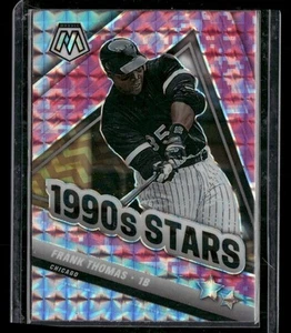 Mosaico Panini 2022 #293 Frank Thomas rosa camuflaje mosaico Chicago White Sox - Imagen 1 de 2