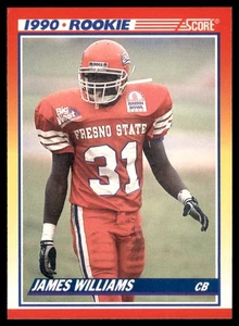 1990 Score James Williams #641 - Picture 1 of 2
