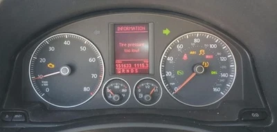 EOS OE 2009 velocímetro medidor grupo 151 k millas Volkswagen Foto 1 de 4