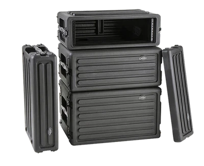 Fundas SKB 1SKB-R4S 4U poco profundas para rack Roto rieles de acero con 10,5 pulgadas de profundidad (1SKBr4S) Foto 1 de 2