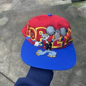 Vintage Popeye Snapback Hat Head Start Sportswear Cartoon 1994 RARE Embroidered - Picture 1 of 7