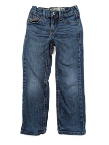 Ariat B5 Slim Adjustable Waist Fit Blue Denim Straight Leg Jeans Boy's Size 7 - Picture 1 of 7