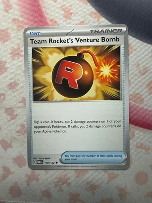 Team Rocket's Venture Bomb Uncommon SV10: Destined Rivals 179/182 NM - Image 1 of 2