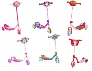 Kinder Scooter Tretroller Roller Dreirad Kinderroller Cityroller Disney - Bild 1 von 7