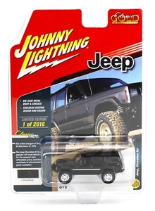 Johnny Lightning *BLACK* JEEP CHEROKEE 4x4 *2018 mc2-toys EXCLUSIVE* 1 of 2016 - Picture 1 of 2